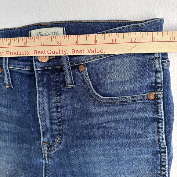 Madewell 10" High Rise Skinny Jeans Womens 27x27 Lyocell Blend Stretch Ankle - Picture 8 of 12